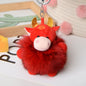 Cute Fuzzy Calf Keychain - Fashionable & Versatile