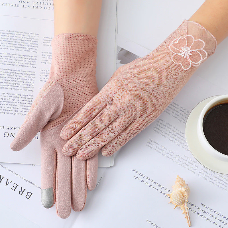 Ceremonial Lace Sunscreen Gloves