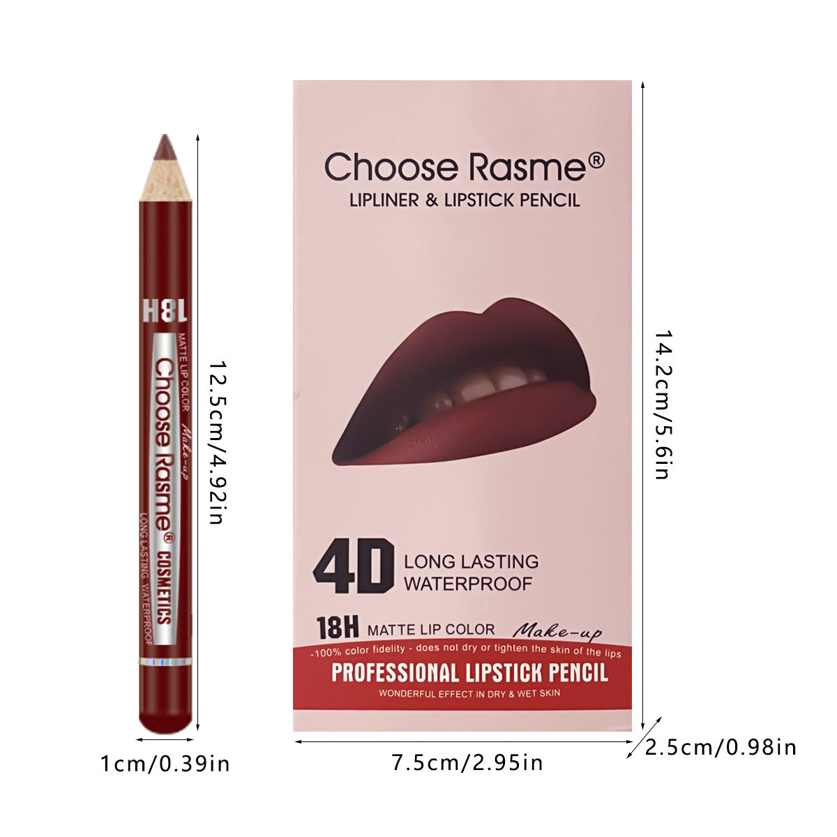 New Fashion12-Color Matte Lip Liner - Long-Lasting, Velvet Finish-homeunderwear