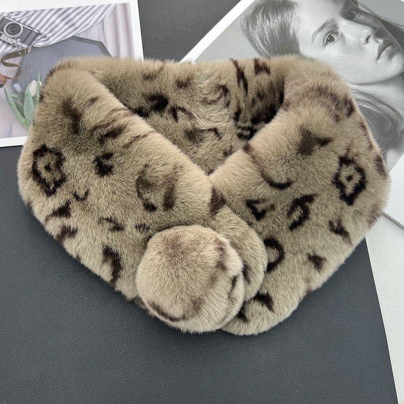 Luxury Real Rabbit Fur Scarf - Winter Velvet Touch