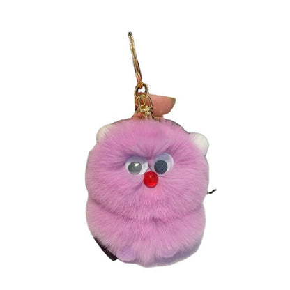 Cute Monster Plush Keychain - Ins Trendy Bag Charm