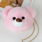 Cute Teddy Bear Lolita Plush Crossbody Bag