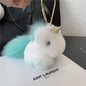 Cute Plush Marmot Rabbit Fur Unicorn Ornament Accessory