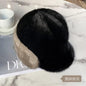 Warm Mink Fur Ear Flap Hat - Unisex Winter Accessory