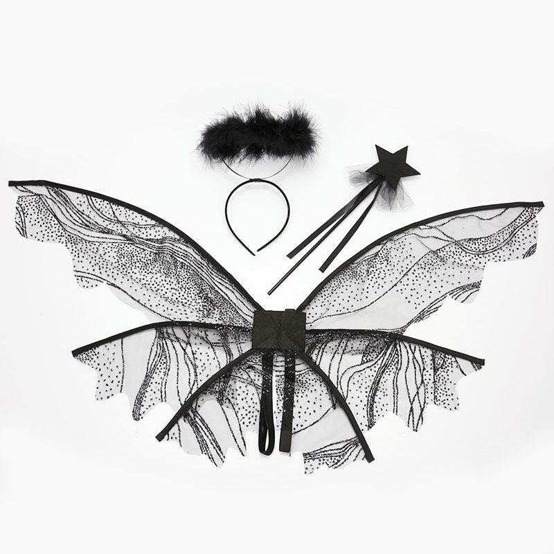 COS Angel Wings Black Bronzing Butterfly