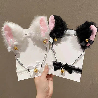 Cat Bell Plush Headband