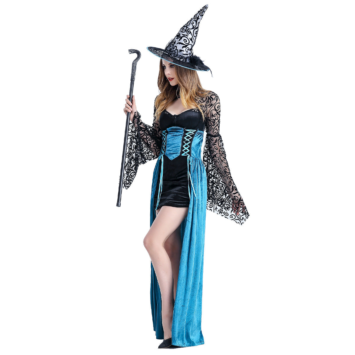 Halloween Cosplay Magician Slim Dress