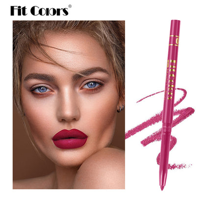 New Fashion 6-Color Matte Lip Liner Set for Long-Lasting Velvet Finish-Homeunderwear