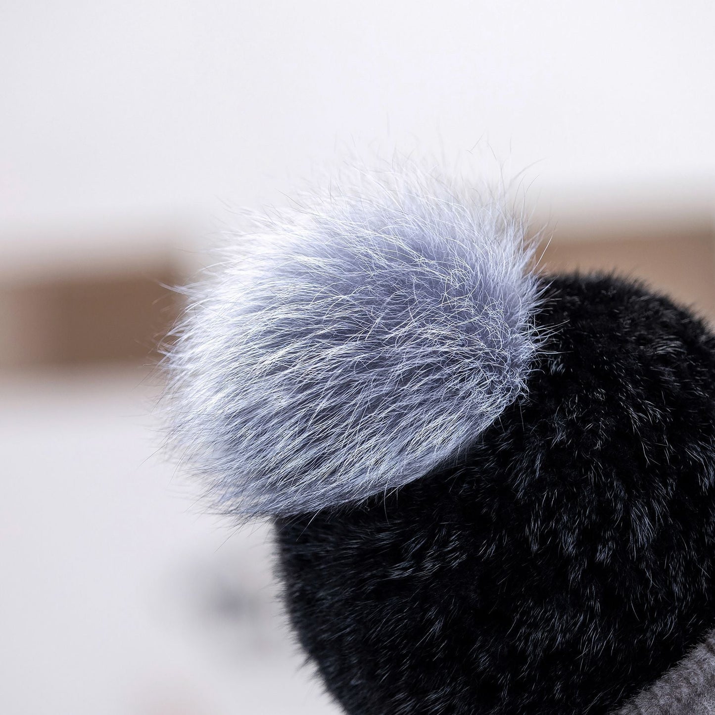 Winter Mink Fur Ear Flap Hat - Warm & Stylish