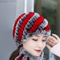 Winter Knit Real Rabbit Fur Hat - Warm & Stylish