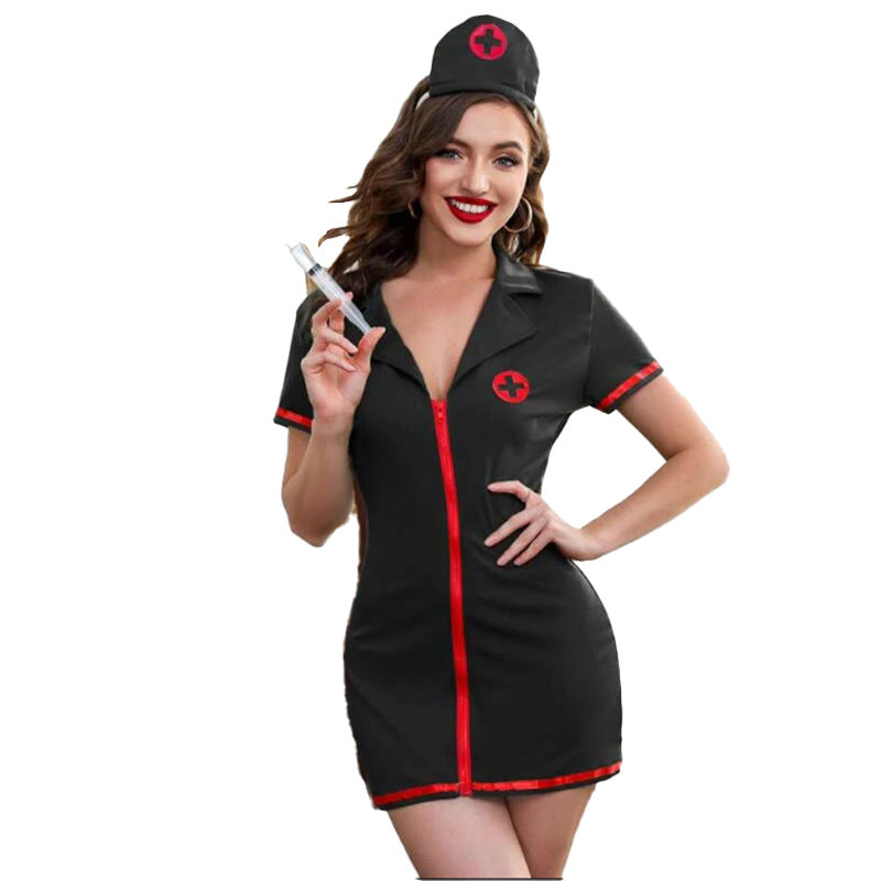 Sexy Halloween Cosplay Lingerie Nurse Costume Suit