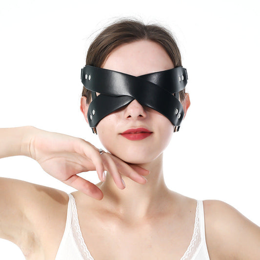 Women's Leather Eye Mask