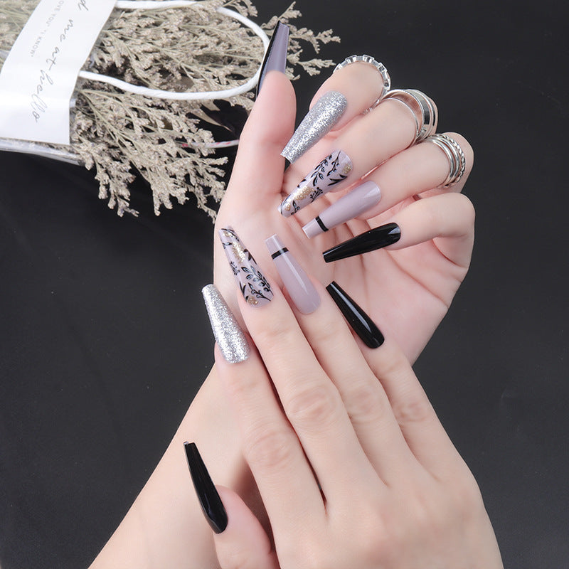 Removable Nail Extensions, Elegant Ballet Style