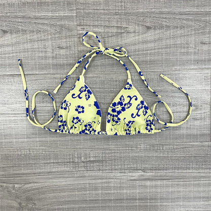 Floral Print Sexy Bandage Bikini Swimwear