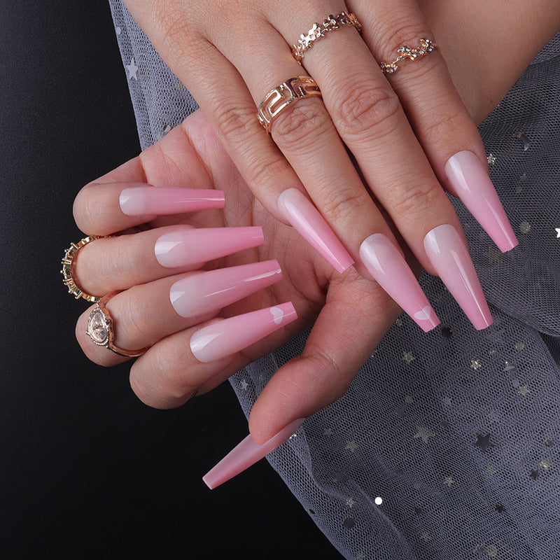 Removable Nail Extensions, Elegant Ballet Style