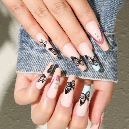 New FashionLong Faux Nail Tips for Elegant Manicures