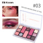 New Fashion 12-Color Multi-Use Face Powder Palette with Matte and Shimmer-Homeunderwear