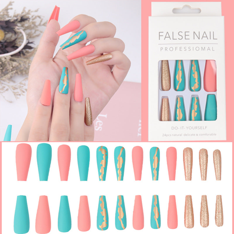 Removable Nail Extensions, Elegant Ballet Style