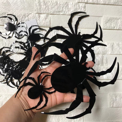 Black Spider Party Decoration Holiday Props