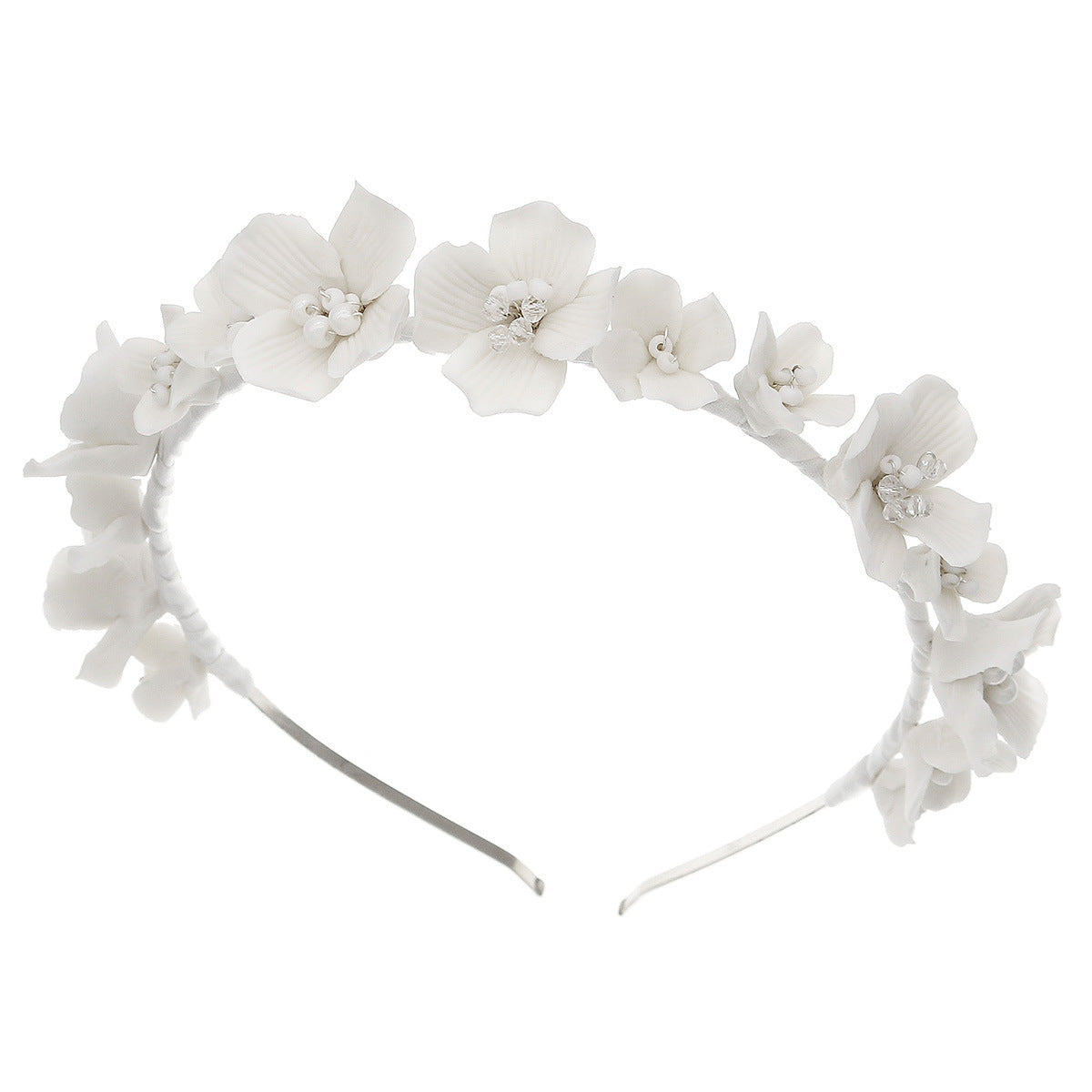 Ceramic Flower Handmade Headband