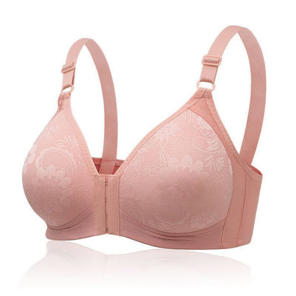 Underwire Thin Front Button Open Cup Bra