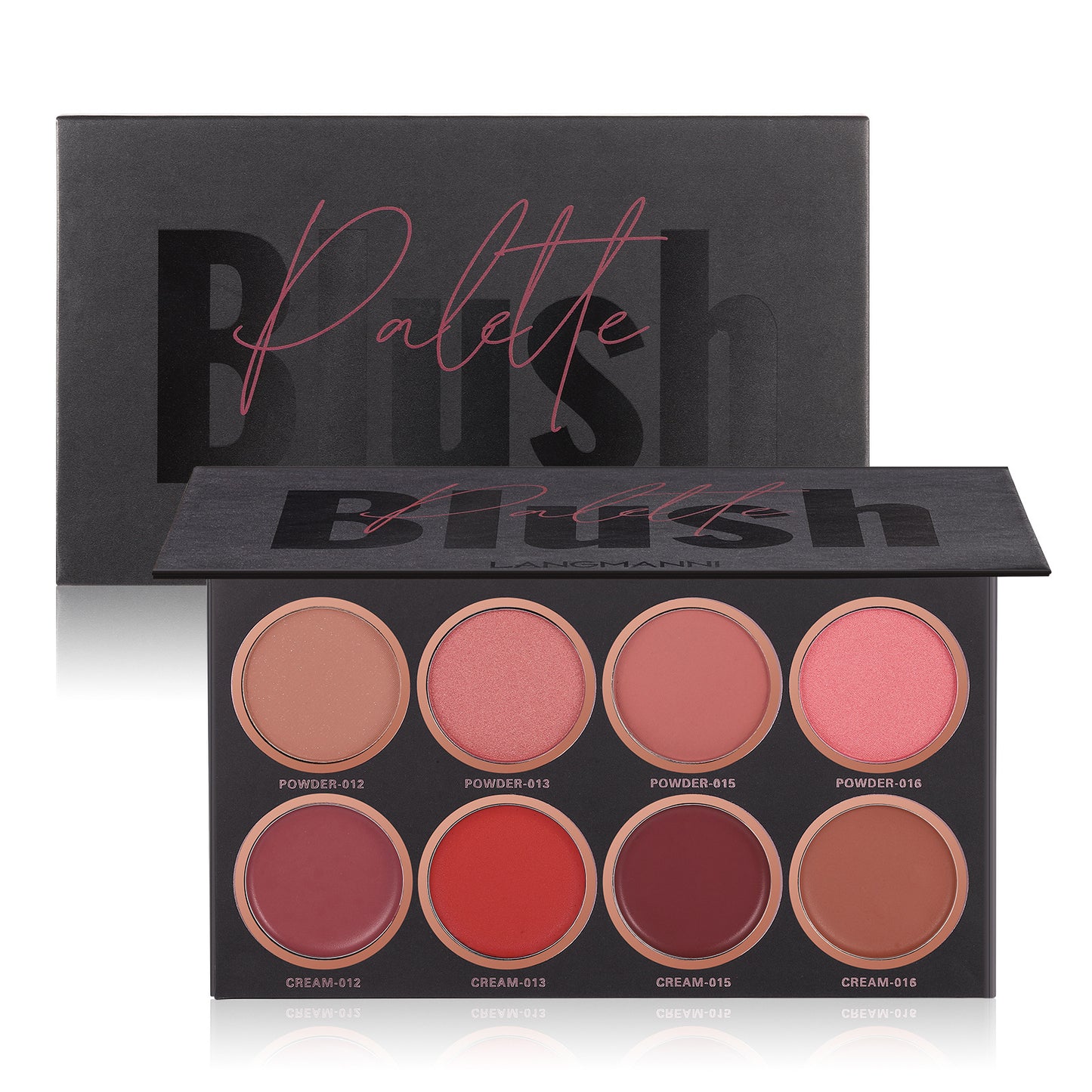 New Fashion8-Color Blush and Highlighter Palette-homeunderwear