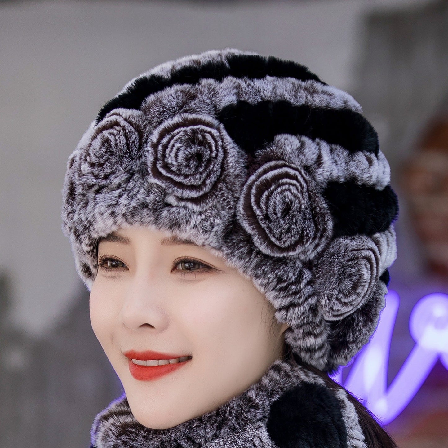 Winter Thick Rabbit Fur Bucket Hat - Warm & Stylish