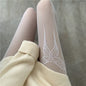 Summer Unhooked Single-legged Butterfly Net Socks Fishing Net Pantyhose