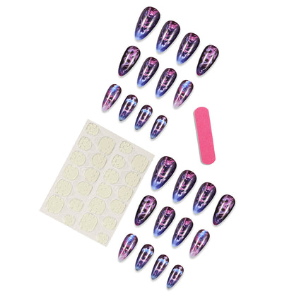 New FashionINS Style Gradient Dragon Pattern Nail Tips-homeunderwear