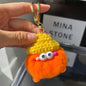 Cute Real Rabbit Fur Coal Ball Keychain - Accessory