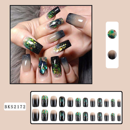 New FashionLong Shiny INS Style Nail Tips