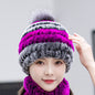 Winter Real Rabbit Fur Ear Flap Hat - Stylish & Warm