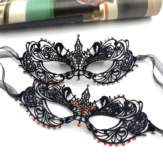 Hollow Diamond Lace Eye Mask