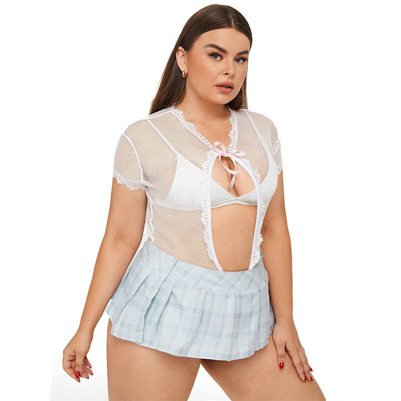 Sexy Plus Size Super Exposed Bed Temptation Costumes