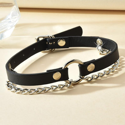 Punk Double Chain Choker