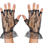 Lace Half-Finger Non-Elastic Gloves