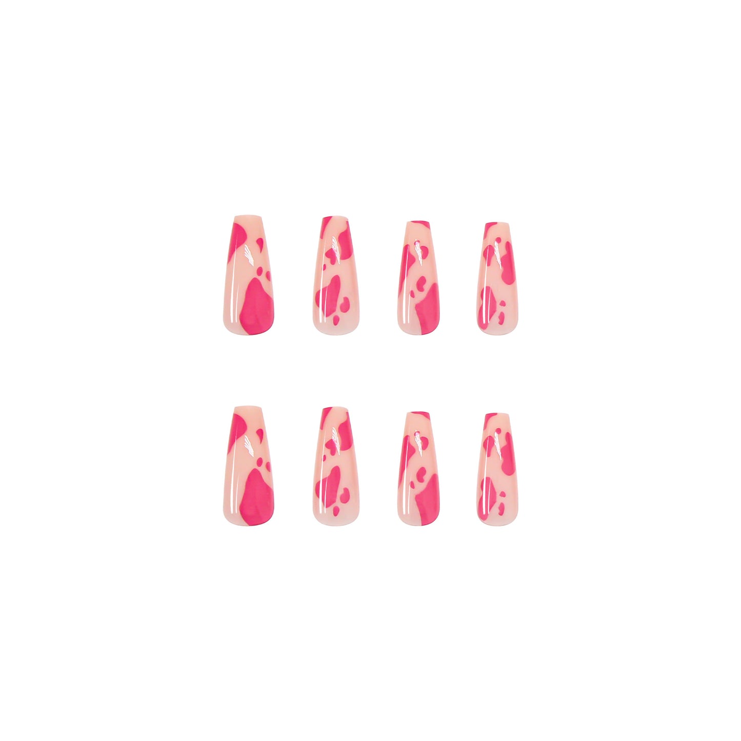 24-Piece Long Ballet Nails, Ready-to-Wear Nail Tips