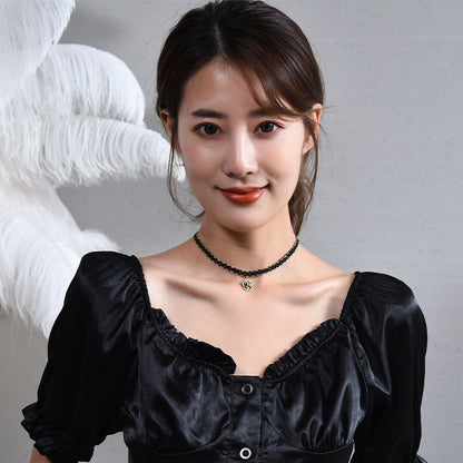 Clavicle Chain Rose Choker