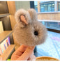 Faux Mink Fur Mini Rabbit Keychain Car Decor