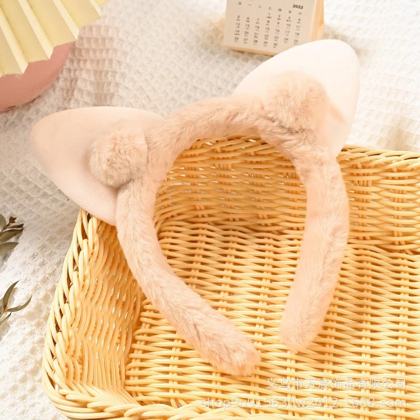 Cute Cat Ears Plush Headband