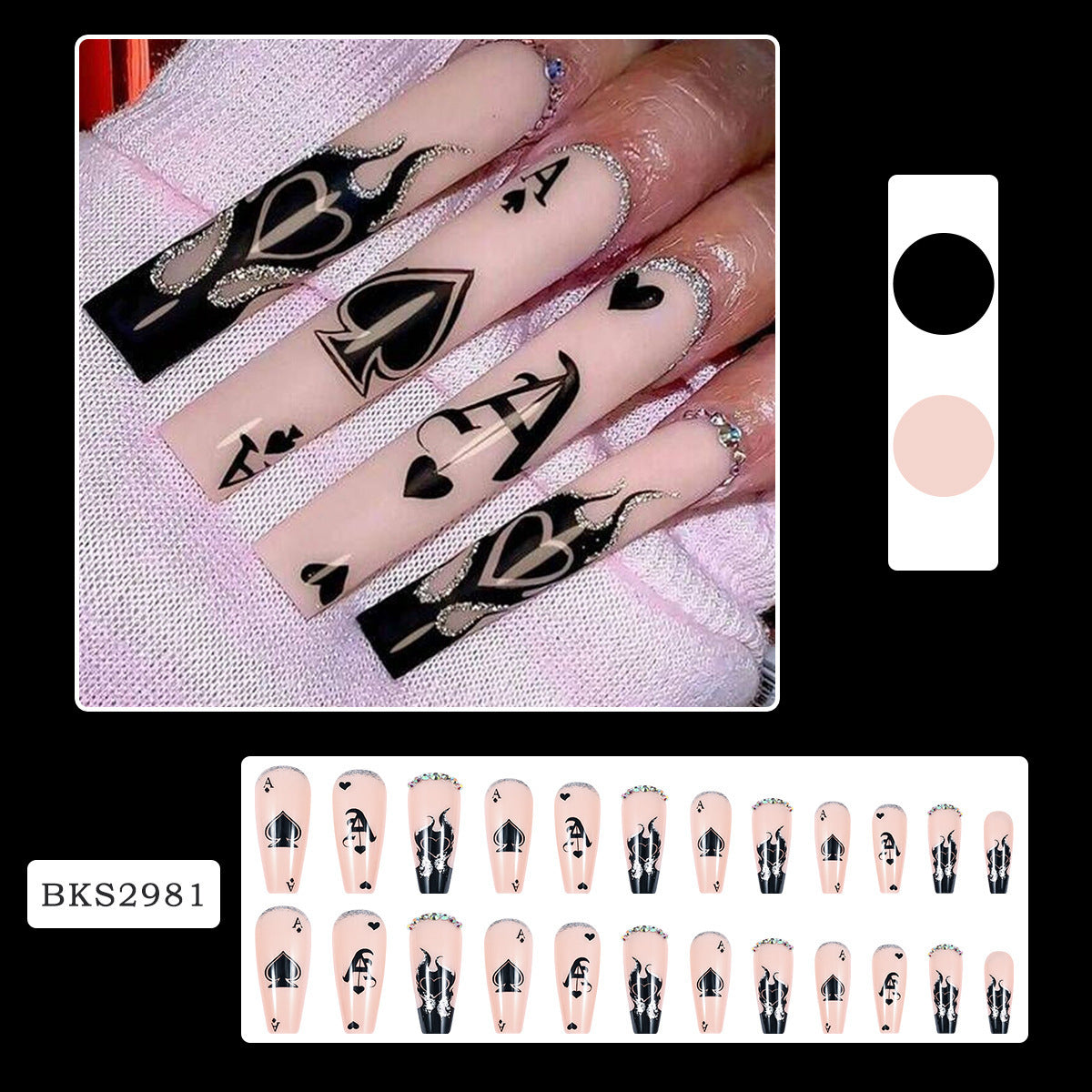 New FashionLong INS Style Faux Nail Tips