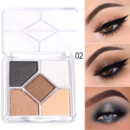 5-Color Eye Shadow Palette-Homeunderwear