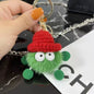 Cute Fuzzy Coal Ball Charm - Keychain & Bag Accessory