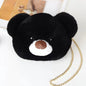 Cute Teddy Bear Lolita Plush Crossbody Bag