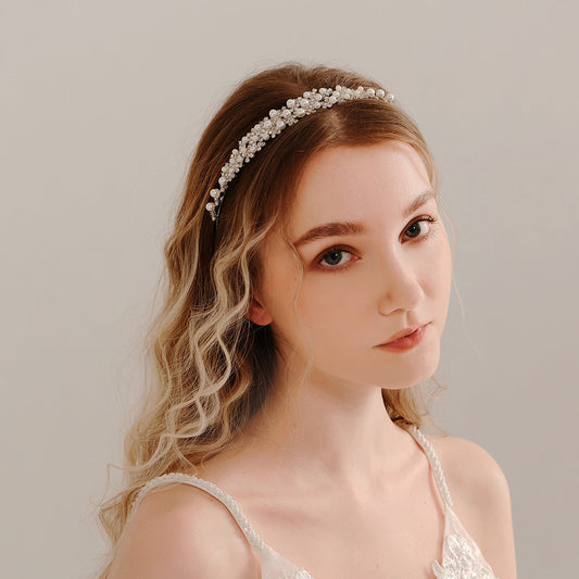 Baroque Crown Crystal Headband