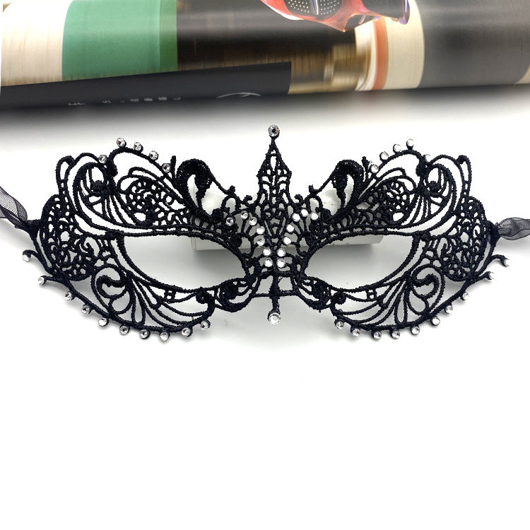 Hollow Diamond Lace Eye Mask