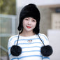 Winter Women's Mink Fur Ear Flap Hat - Stylish & Warm