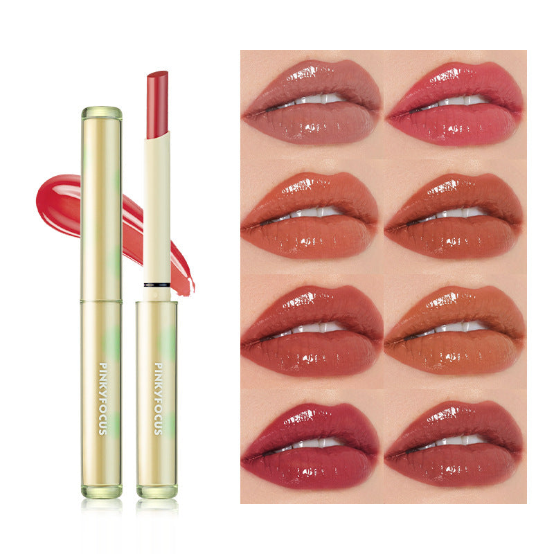 Pinkyfocus Hydrating Mirror Lipstick - Long-Lasting, Non-Transfer