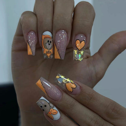 Fashionable Ballet Nail Art for Trendy Girls