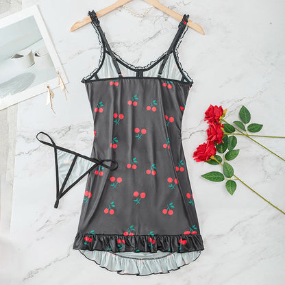 Free Shipping For Sexy Floral Cage Chemise